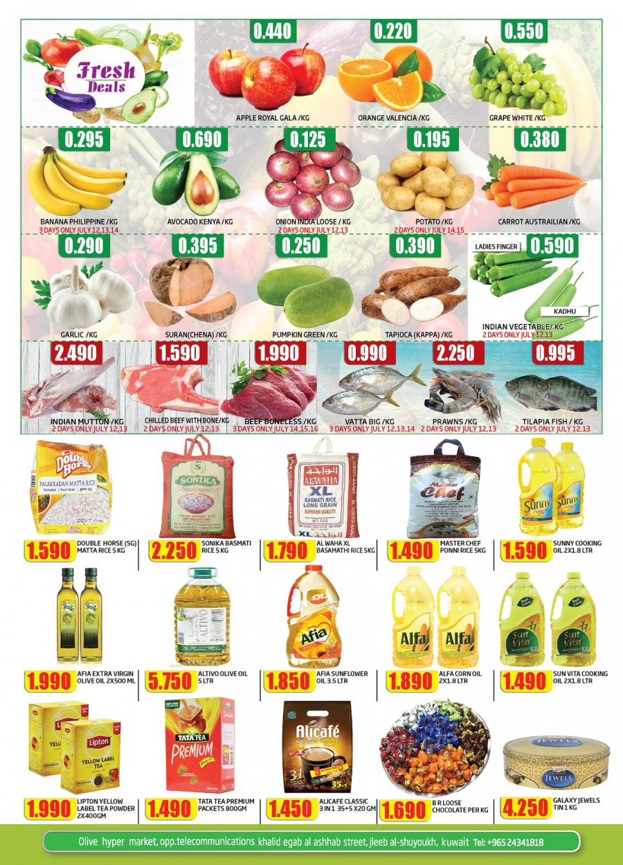 Olive Hypermarket Wonder Offers in Kuwait