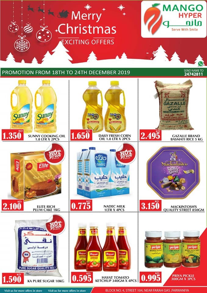 Mango Hyper Christmas Exciting Offers