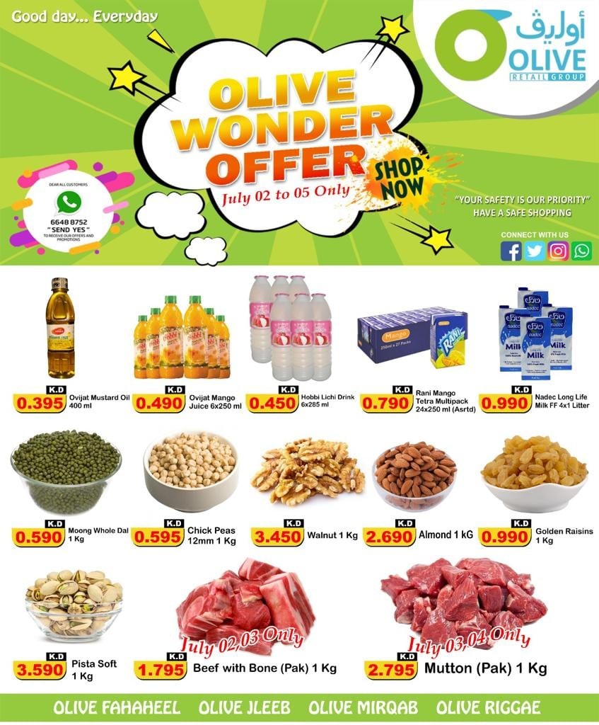 Olive Hypermarket Wonder Offers