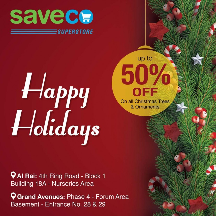 Saveco Happy Holidays Offers