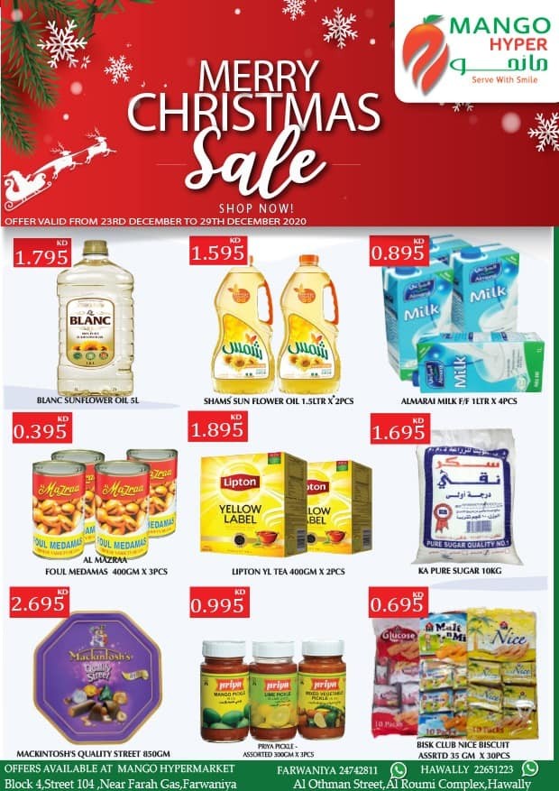 Mango Hyper Christmas Sale Offers