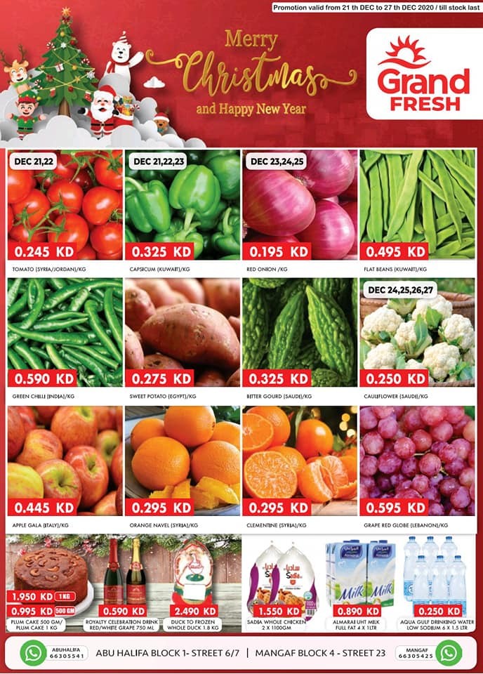 Grand Fresh Christmas & New Year Offers