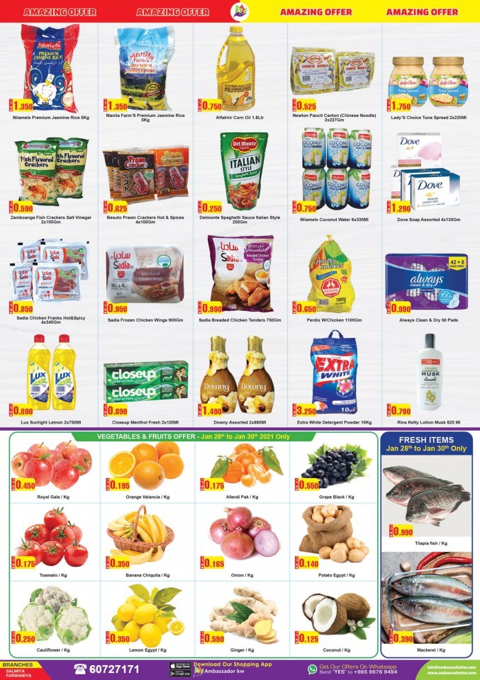Ambassador Supermarket Amazing Offer