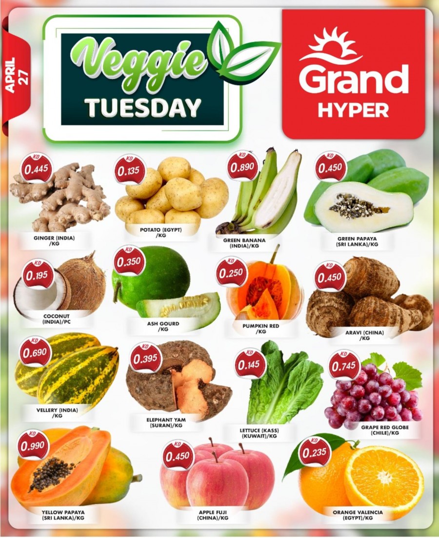 Grand Hyper Veggie Tuesday