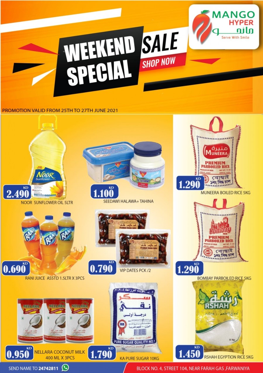 Mango Hyper Special Weekend Sale