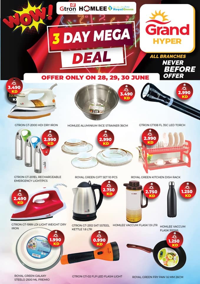 Grand Hyper 3 Days Mega Deal