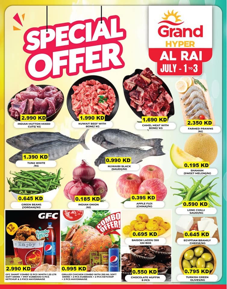 Grand Hyper Al Rai Special Weekend Offer