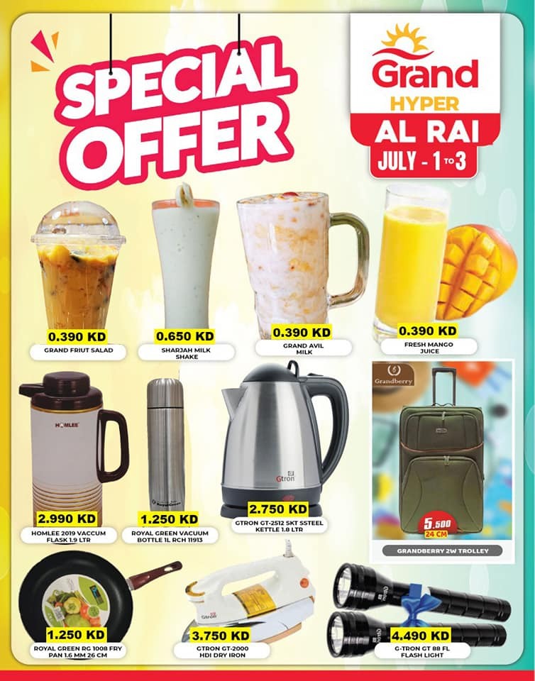 Grand Hyper Al Rai Special Weekend Offer