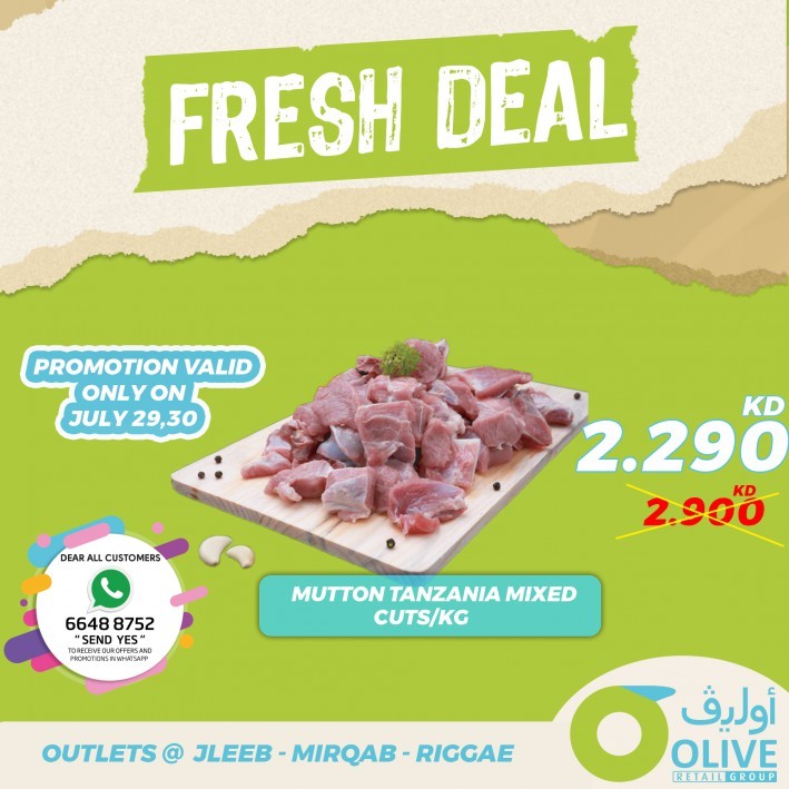 Olive Weekend Fresh Deals