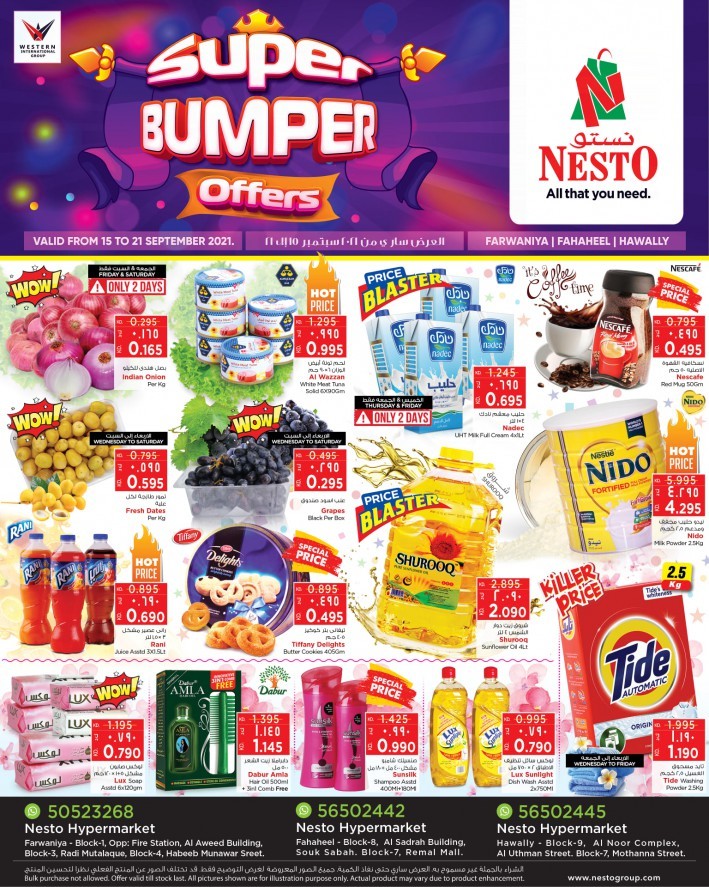 Nesto Super Bumper Offers