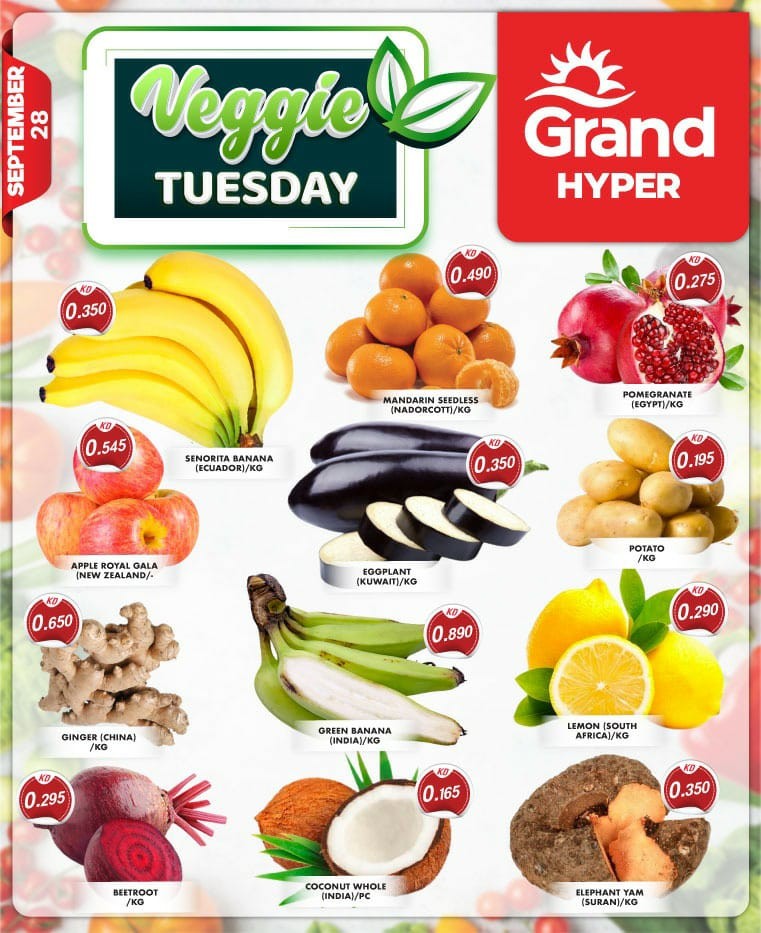 Grand Hyper Veggie Tuesday Deal