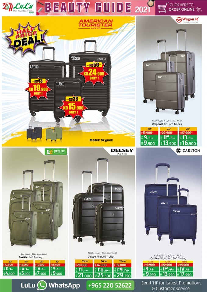 Lulu Hypermarket Luggage Fair #kuwaitoffers #q8offers Follow