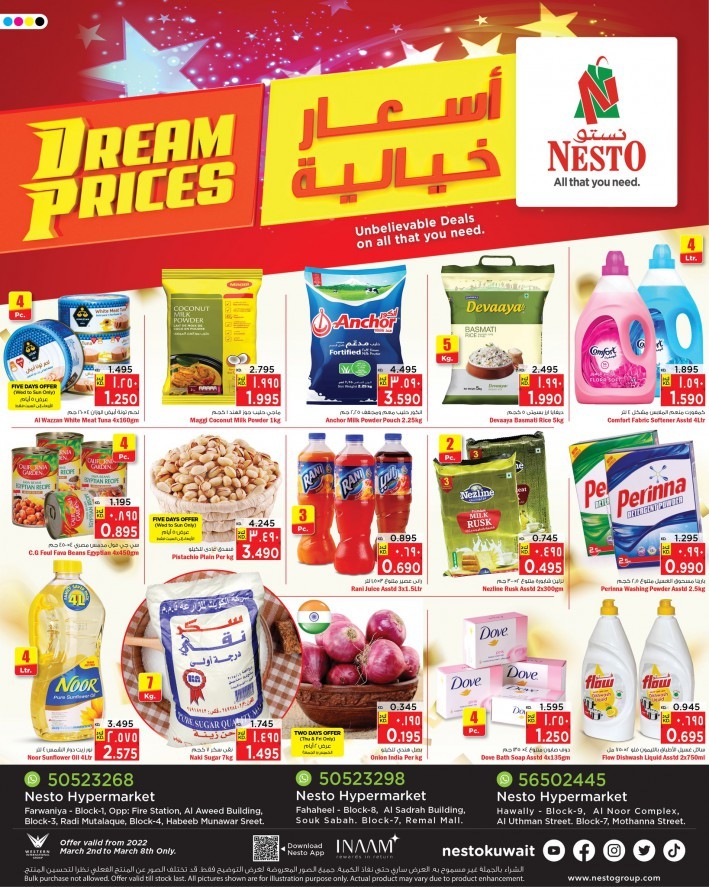 Nesto Dream Prices Promotion