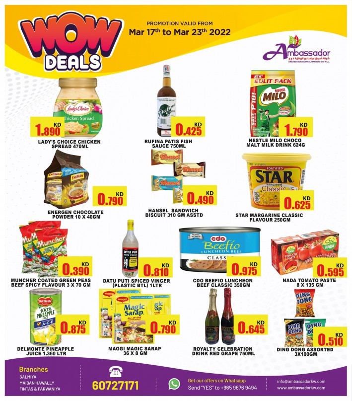 Ambassador Supermarket Wow Deals