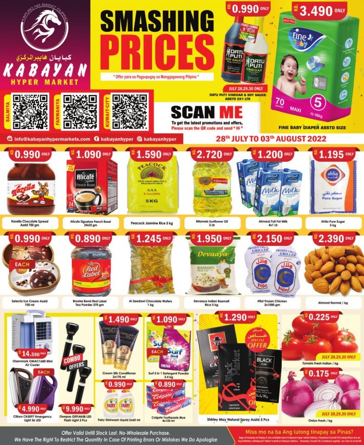 Kabayan Hypermarket Smashing Prices