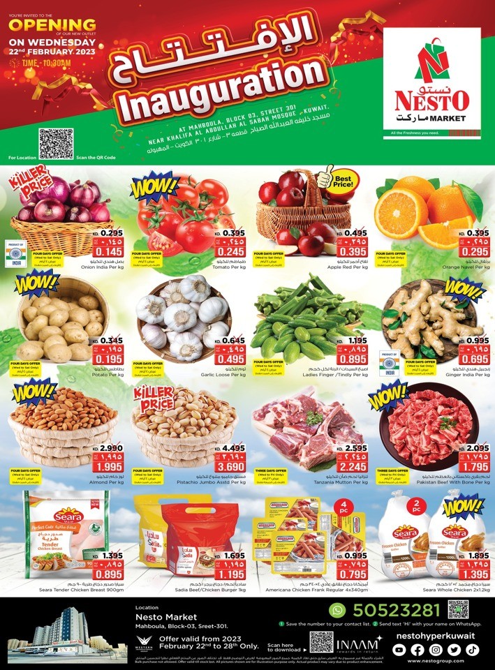 Nesto Market Inauguration Offers