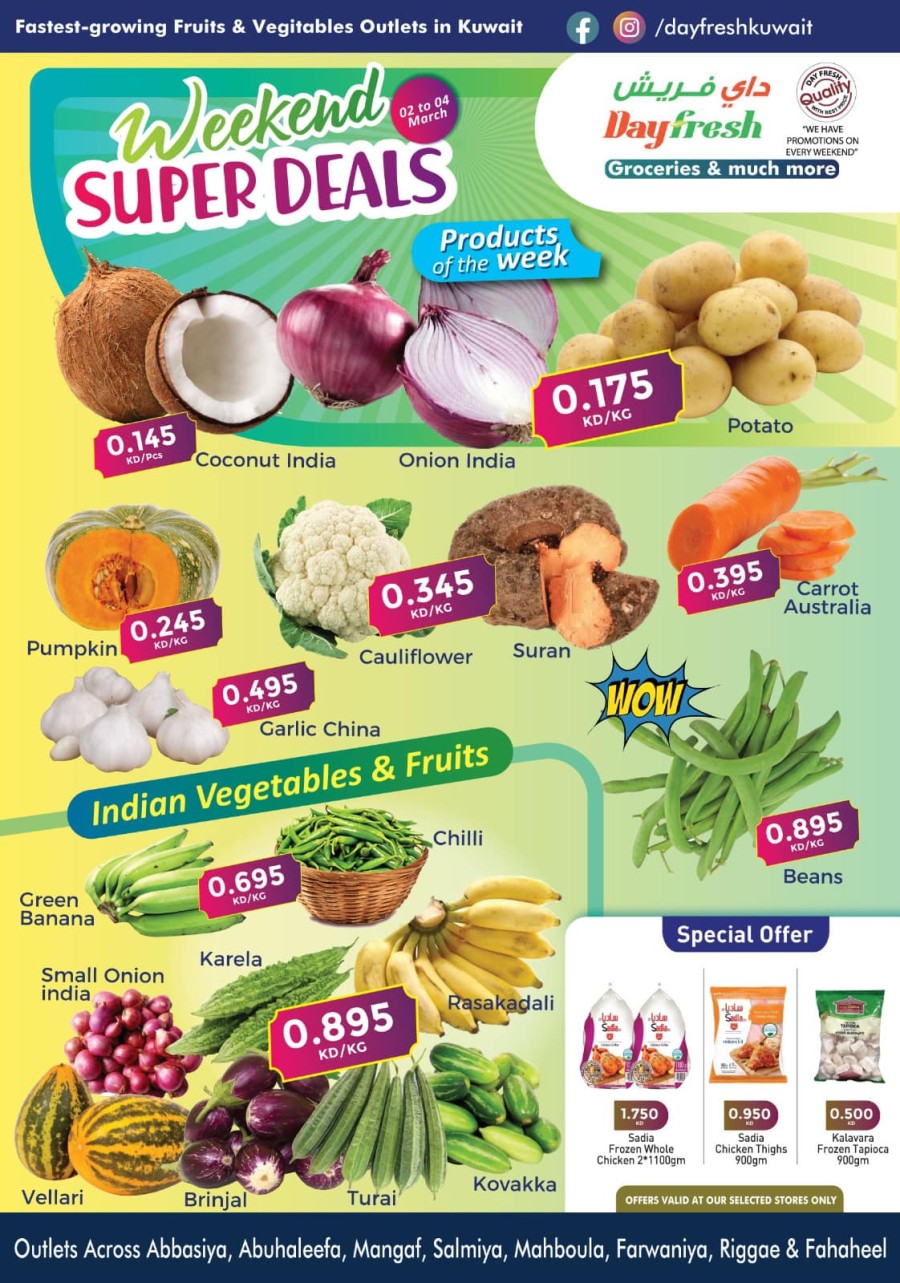 Day Fresh Weekend Super Deals