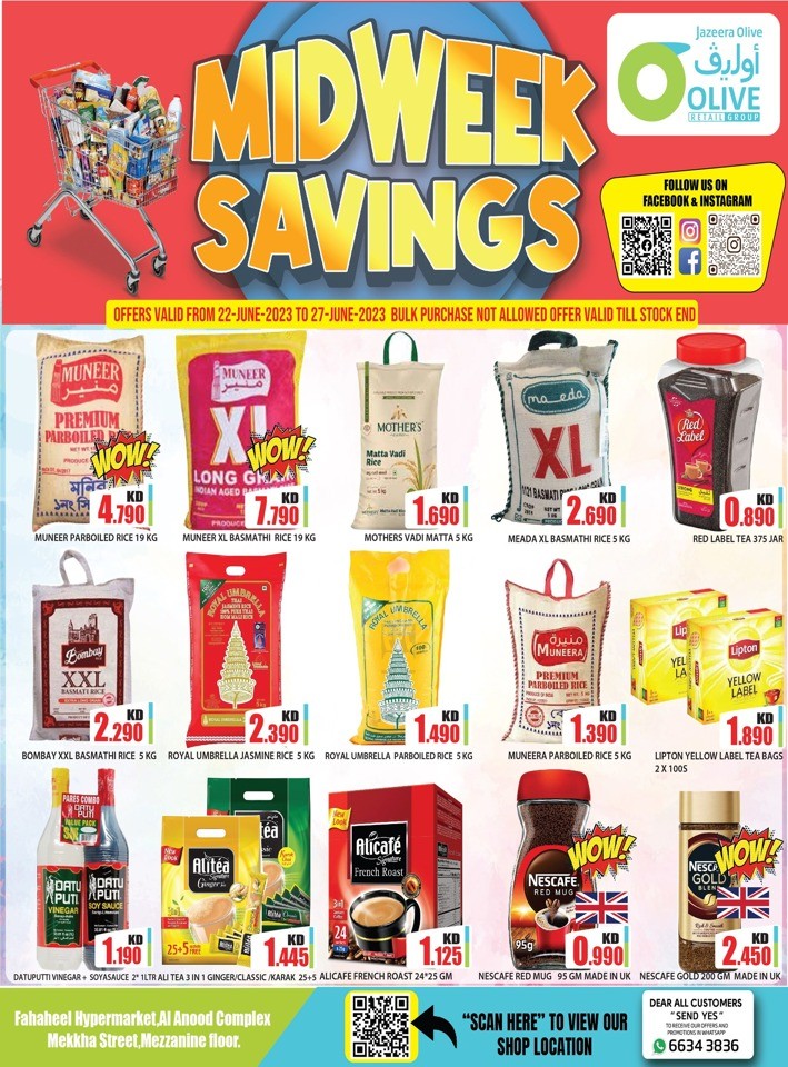 Midweek Savings Sale