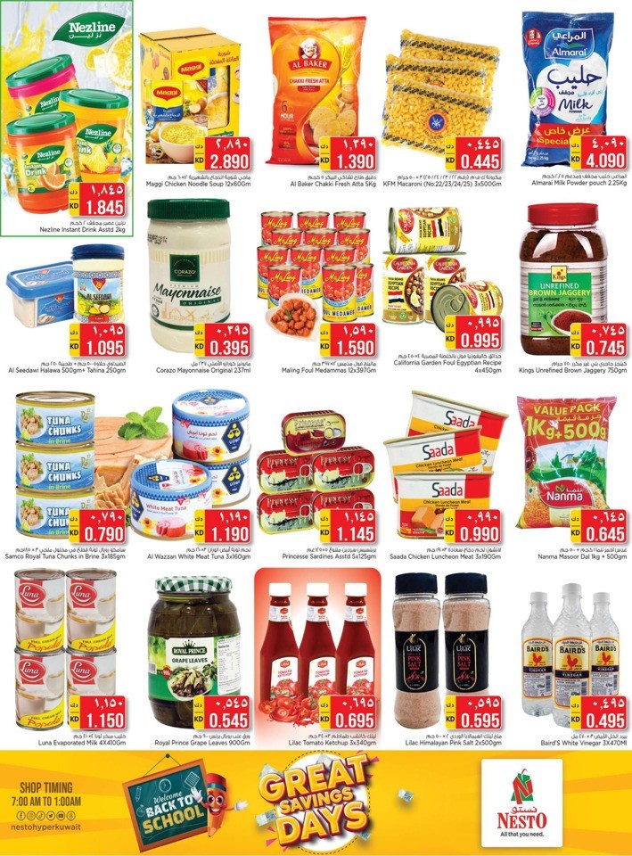 Nesto Great Savings Days