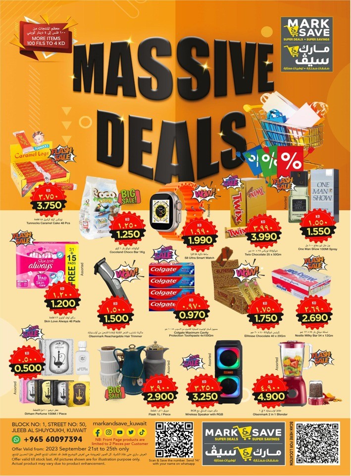 Mark & Save Massive Deals