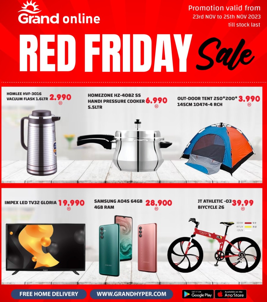 Grand Online Red Friday Sale
