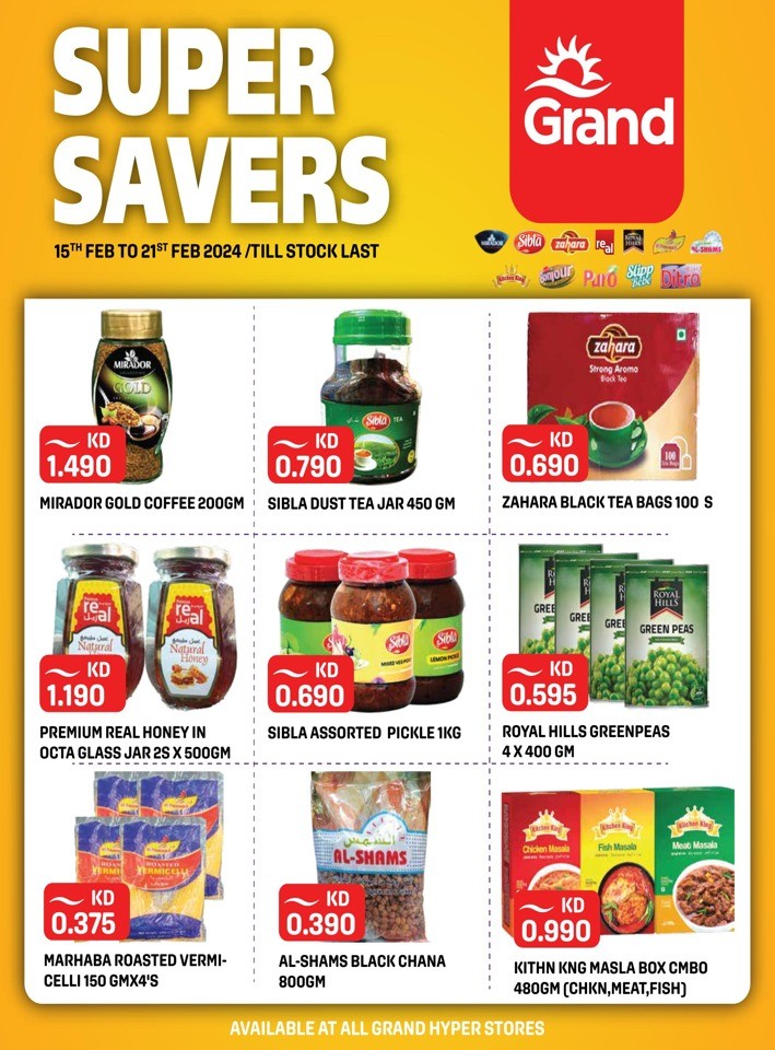 Grand Super Saver 15-21 February 2024