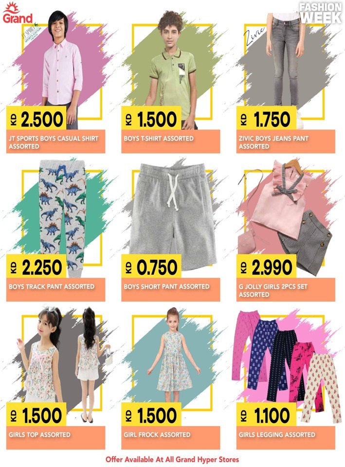 Grand Fashion Week Promotion