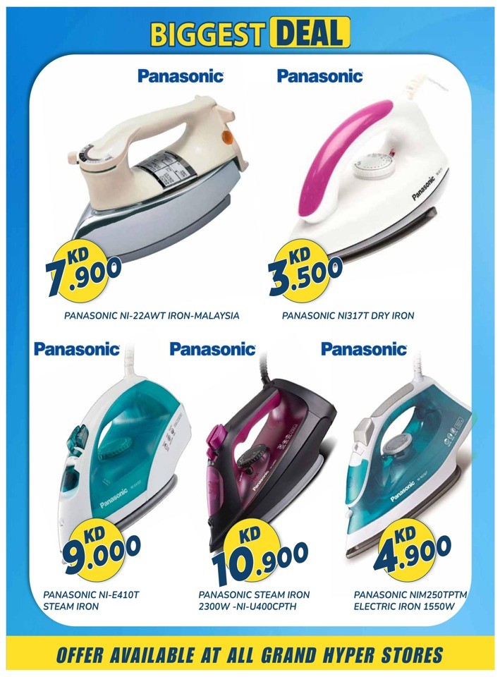 Panasonic Biggest Deal