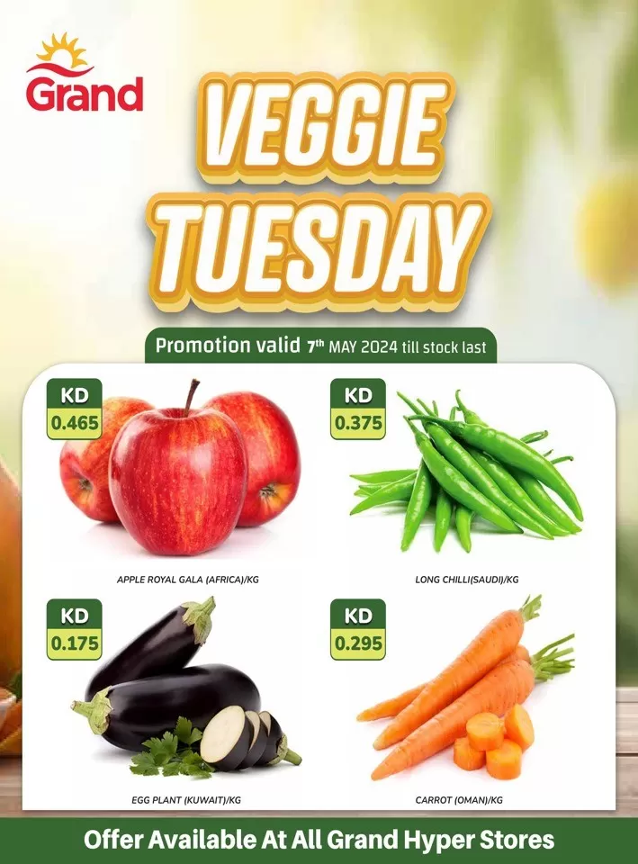 Veggie Tuesday 7 May 2024