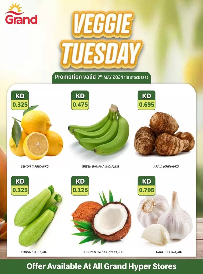 Veggie Tuesday 7 May 2024