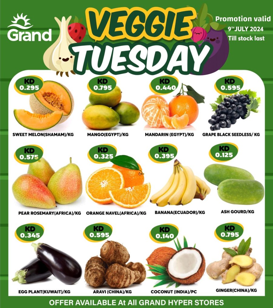 Veggie Tuesday 9 July 2024