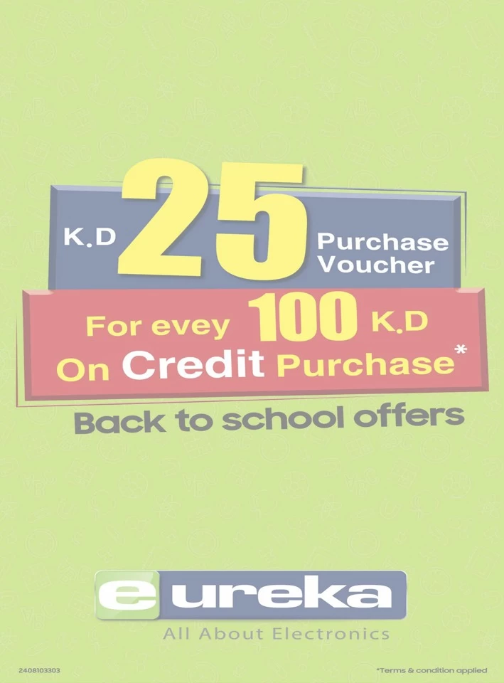 Eureka Offer 6 September 2024