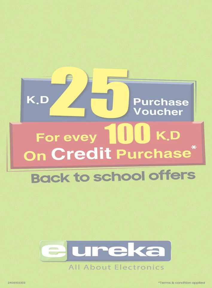 Eureka Offer 11 September 2024