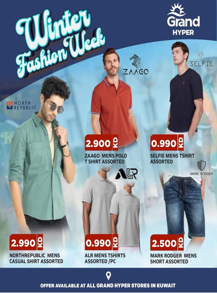 Grand Hyper Winter Fashion Deal Kuwait Offers Today