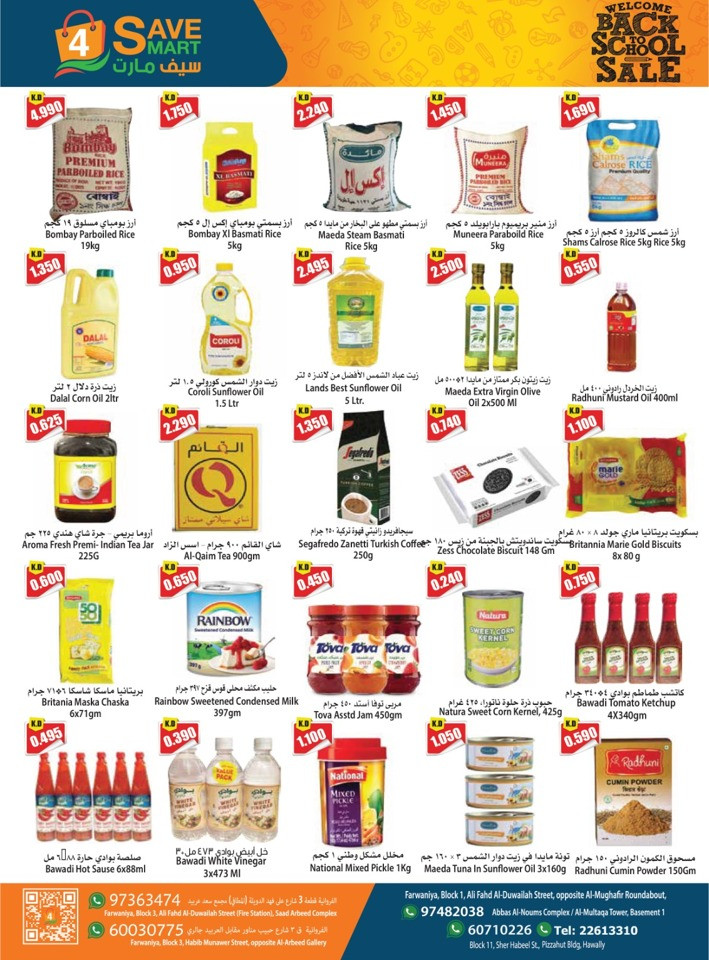 4 Save Mart Back To School