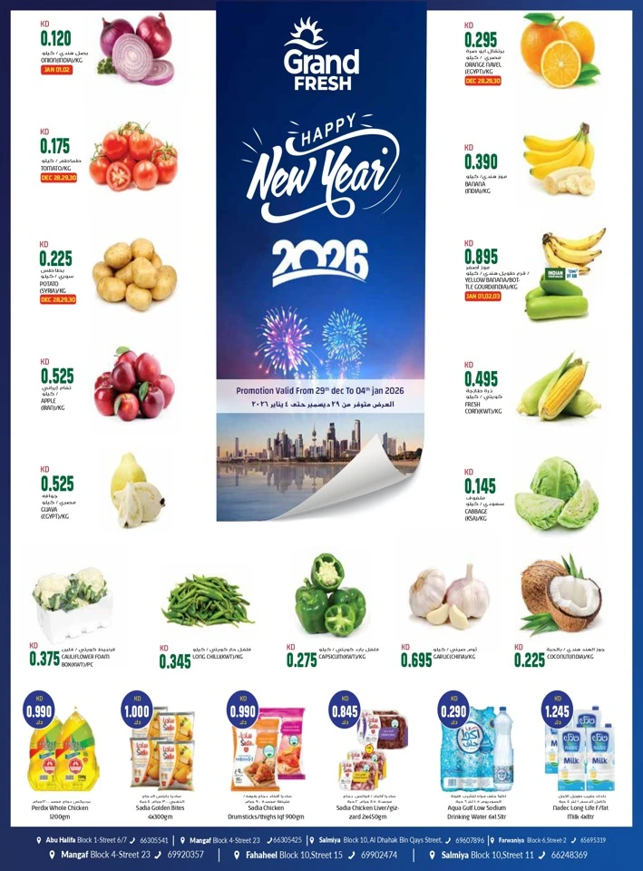 Grand Fresh Happy New Year