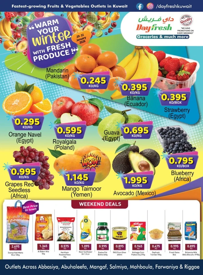 Day Fresh Winter Deals