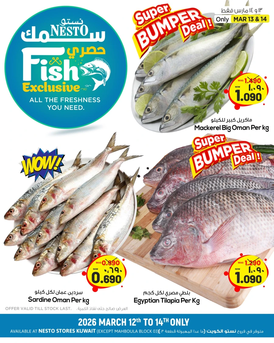 Nesto Ramadan Fish Exclusive