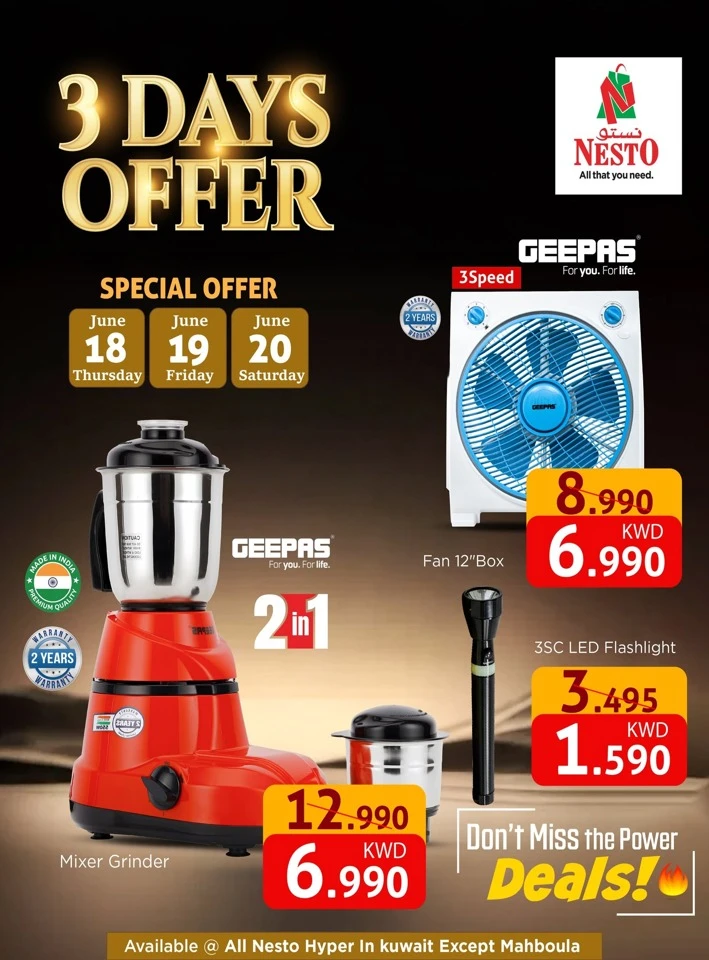 Nesto Super Big Basket Offer