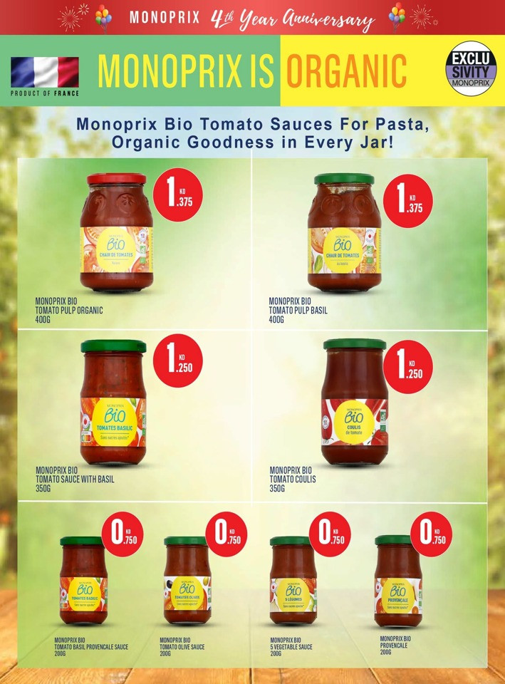 Monoprix Great 4th Anniversary Deals