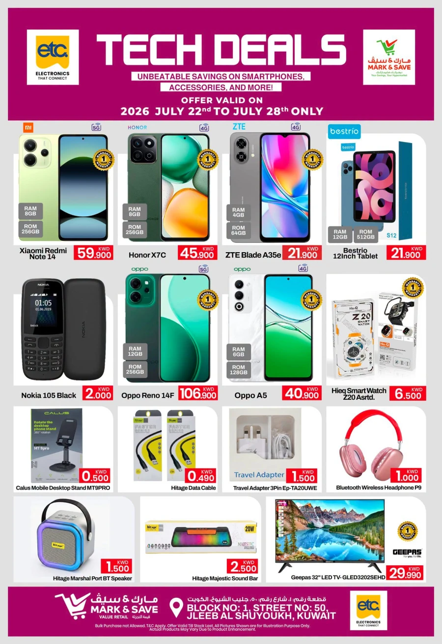 Mark & Save Tech Deals