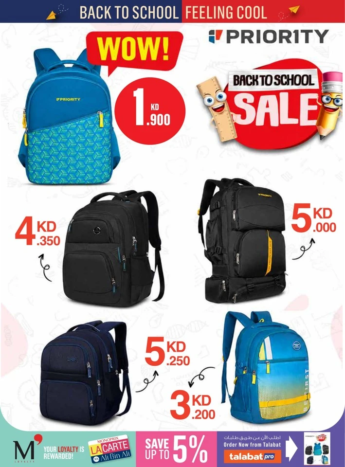 Monoprix Back To School Sale