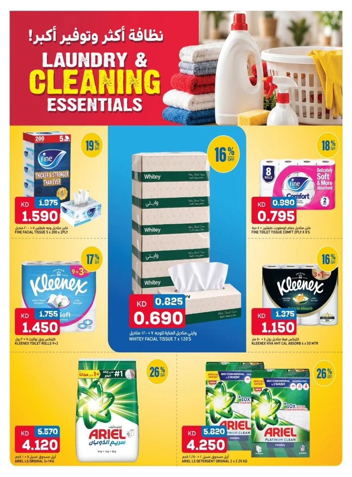 Laundry & Cleaning Essentials Promotion