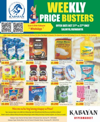 Kabayan Weekly Price Busters
