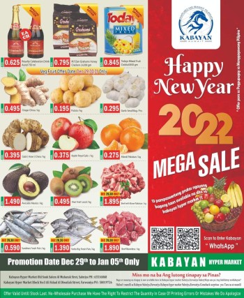 Kabayan Hypermarket New Year Offers