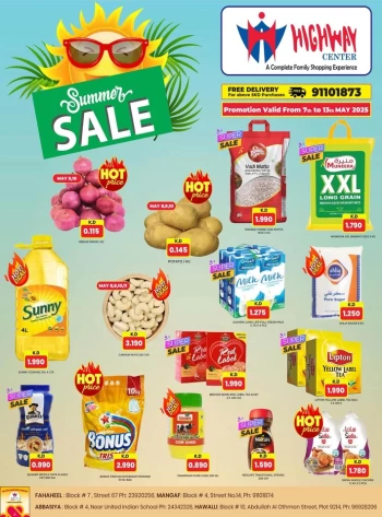 Highway Center Summer Offers