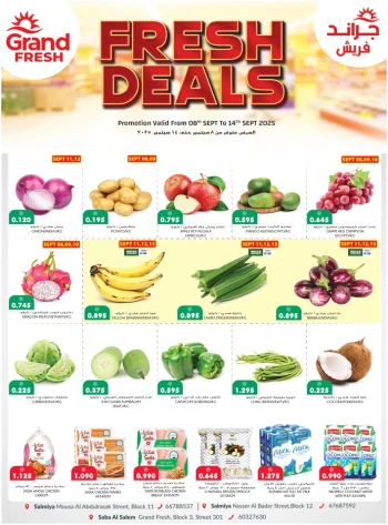Fresh Deals 8-14 September 2025