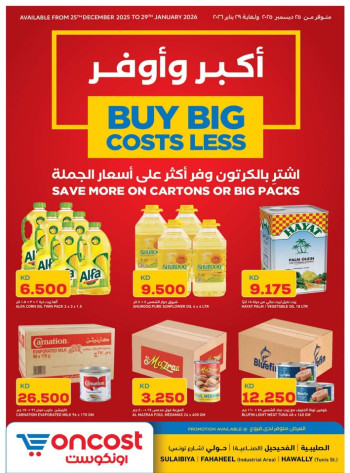 Oncost Buy Big Costs Less