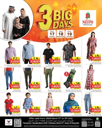 Nesto 3 Big Days Deals