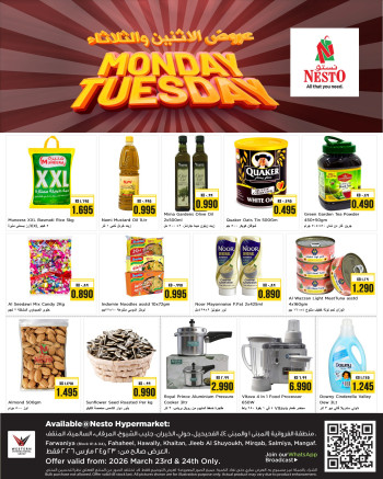 Nesto Monday & Tuesday Offer